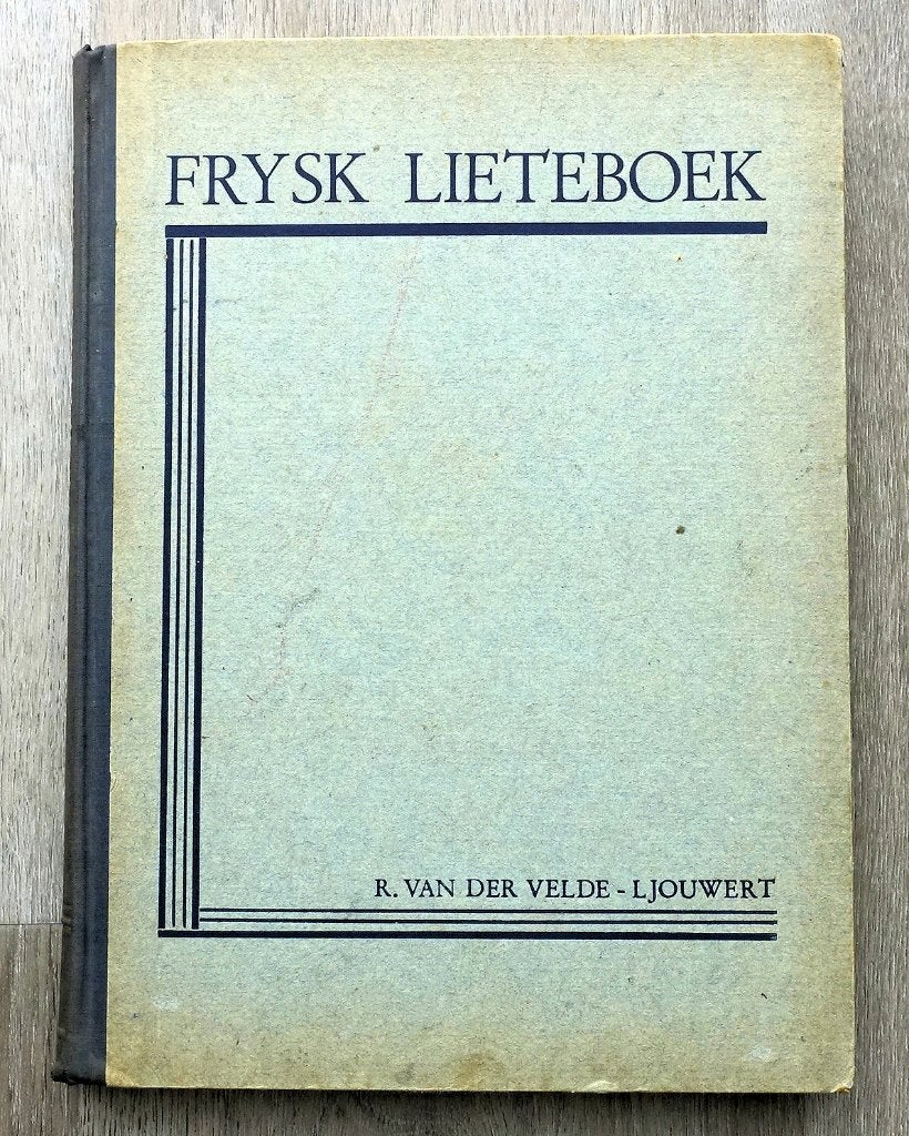 Frysk Lieteboek 1930 104 liederen in het Fries, Antiek en Kunst, Antiek | Boeken en Bijbels, Ophalen of Verzenden