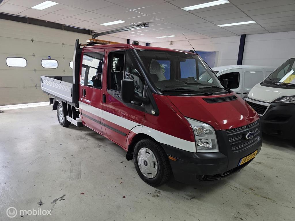 Ford Transit 300M 2.2 TDCI Dubbel Cabine Pick-up, Auto's, Euro 5, 125 pk, Gebruikt, 4 cilinders