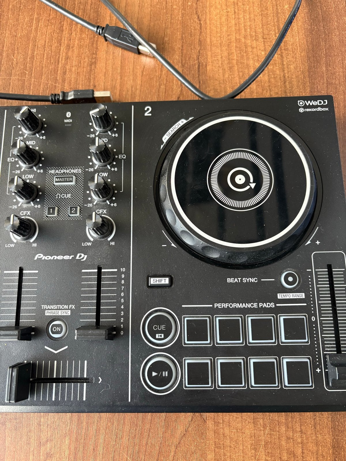 Pioneer DJ DDJ-200 Smart DJ Controller, Ophalen, Zo goed als nieuw, Dj-set, Pioneer