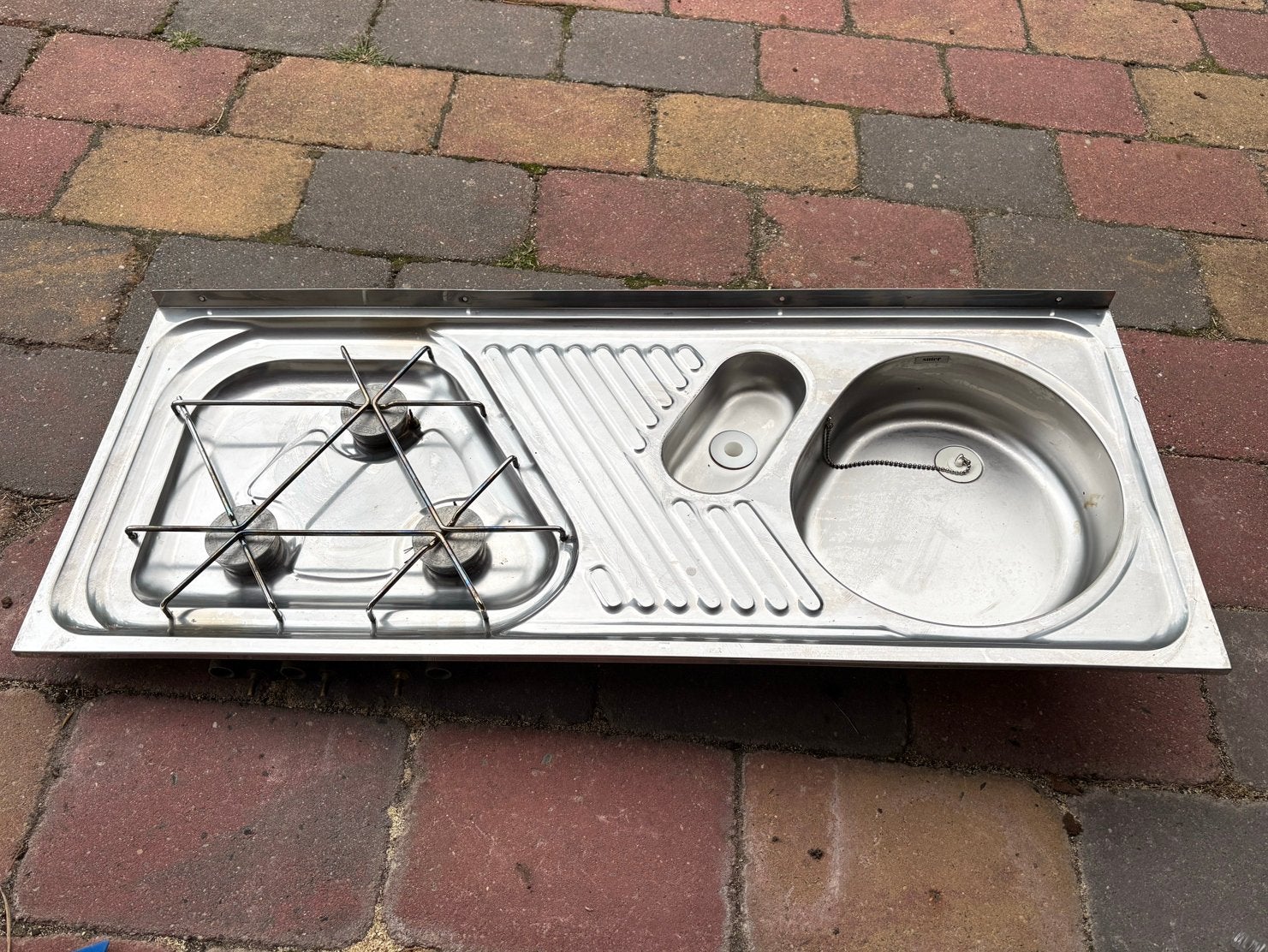 Caravan keuken met werkend gasstel (42x105,5 cm) - Cantara, Ophalen, Gebruikt