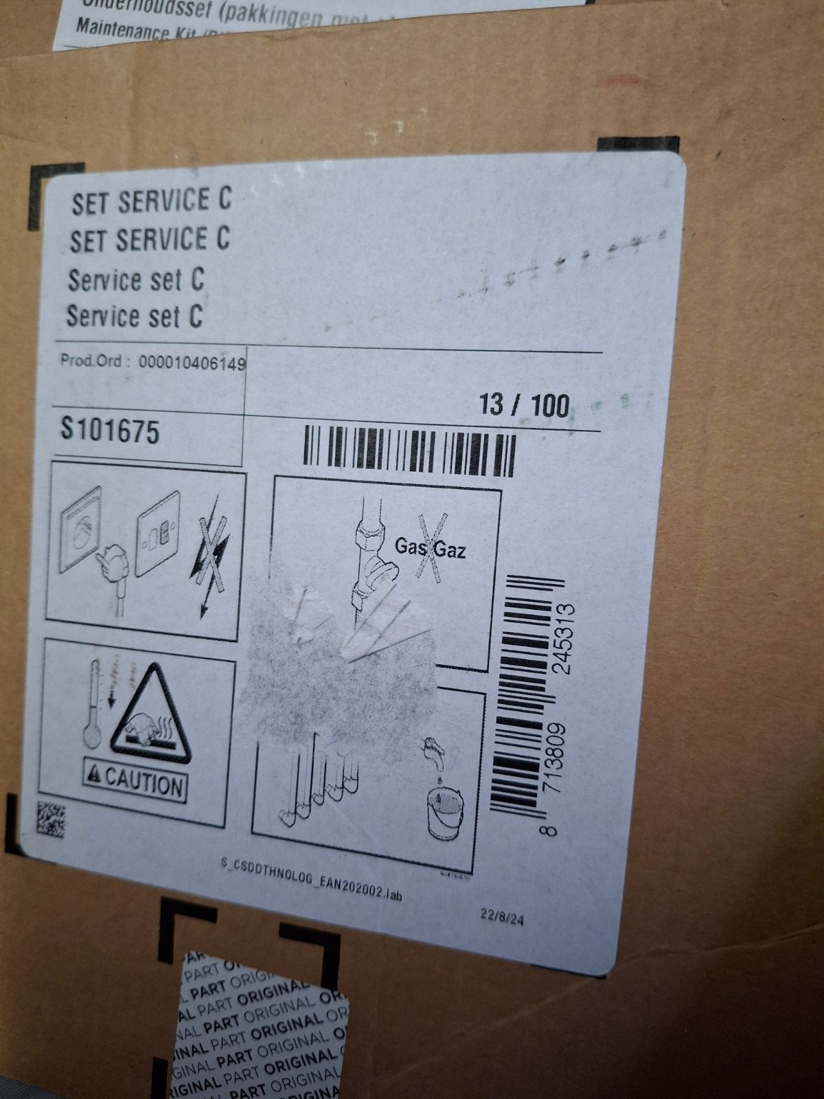 Nieuw Remeha Quinta Service Set C S101675, Ophalen of Verzenden, Nieuw, Overige typen
