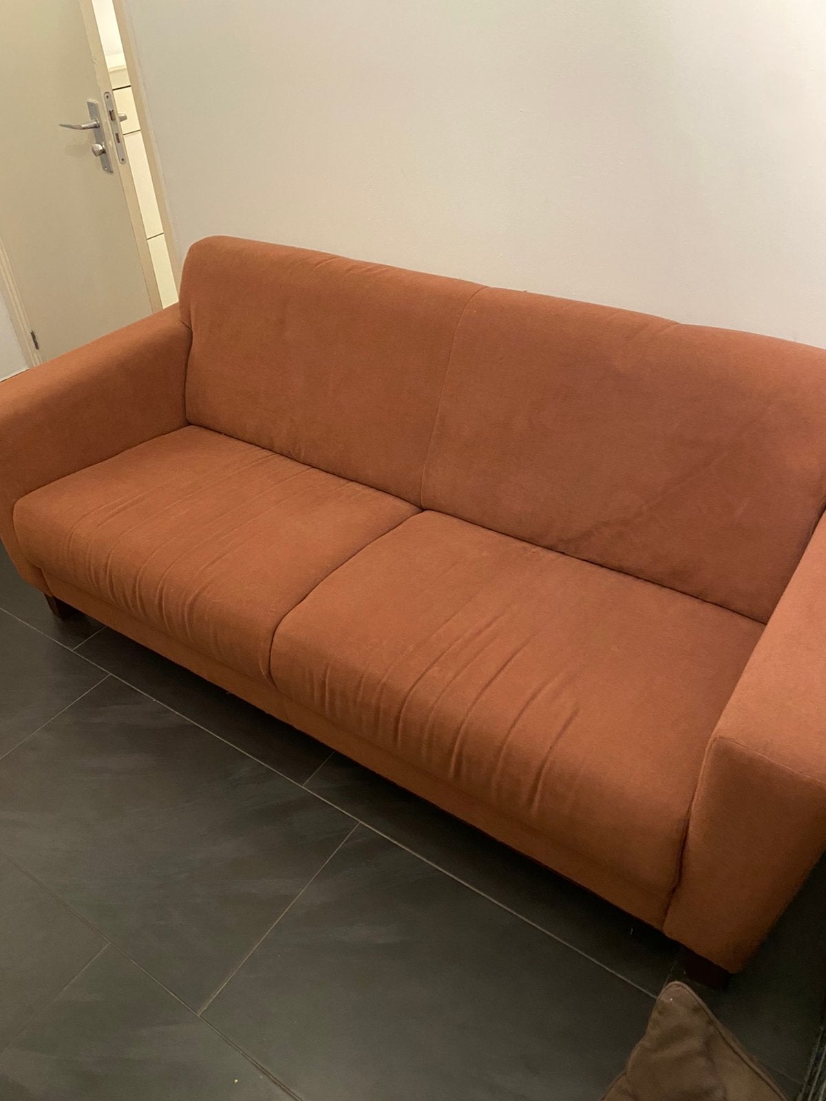 Gratis 2 zits bank, Ophalen, Gebruikt, Tweepersoons, 75 tot 100 cm