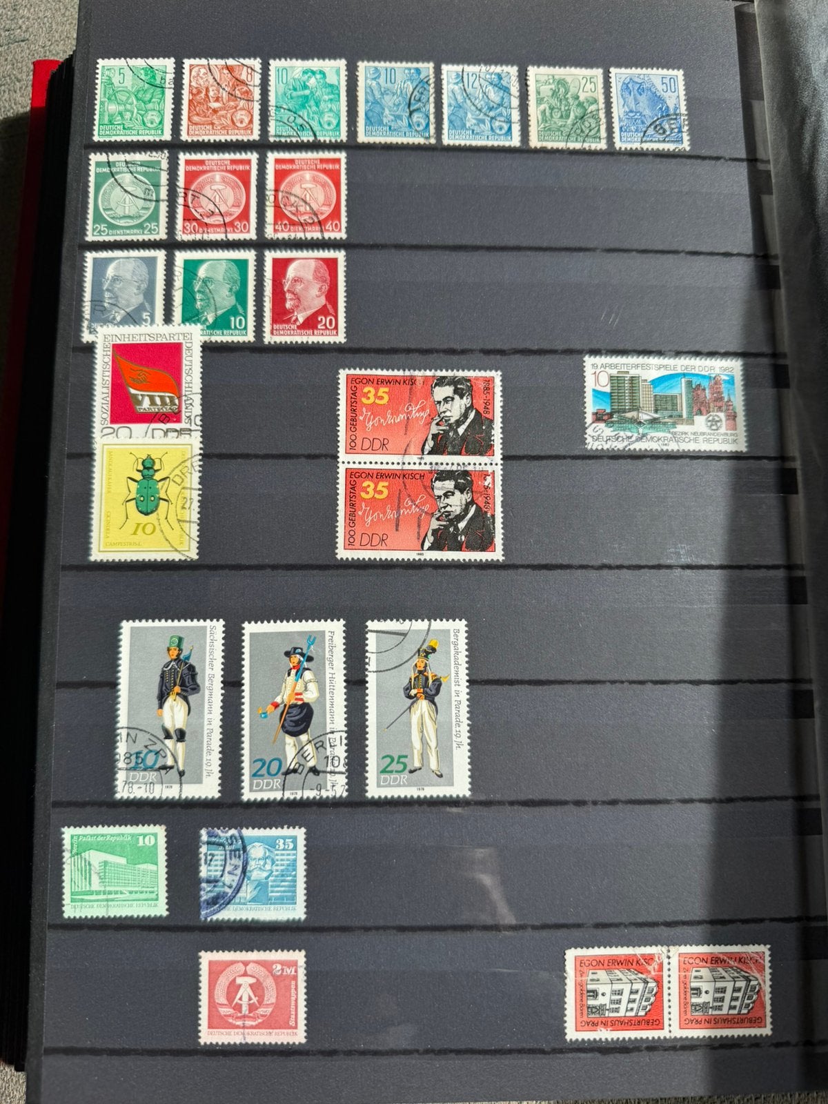 Postzegels DDR, Ophalen of Verzenden, DDR, Gestempeld