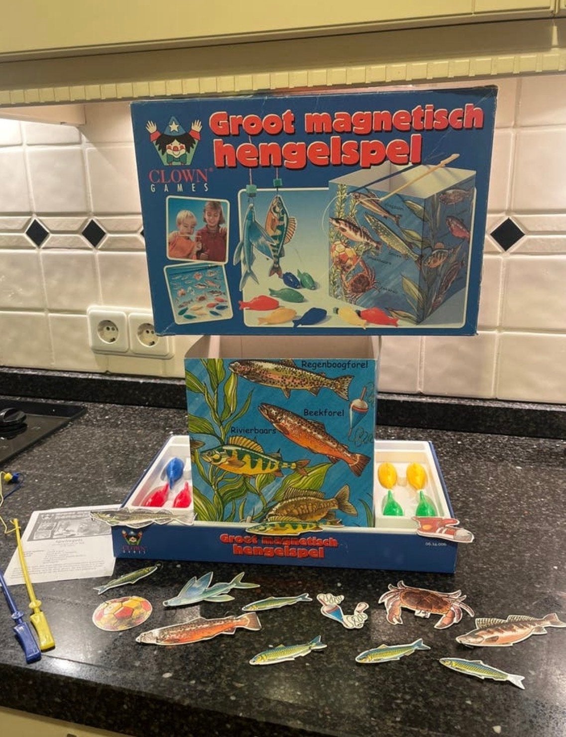 Clown Games Groot Magnetisch Hengelspel - Vintage, Ophalen of Verzenden, Zo goed als nieuw, Jongen of Meisje