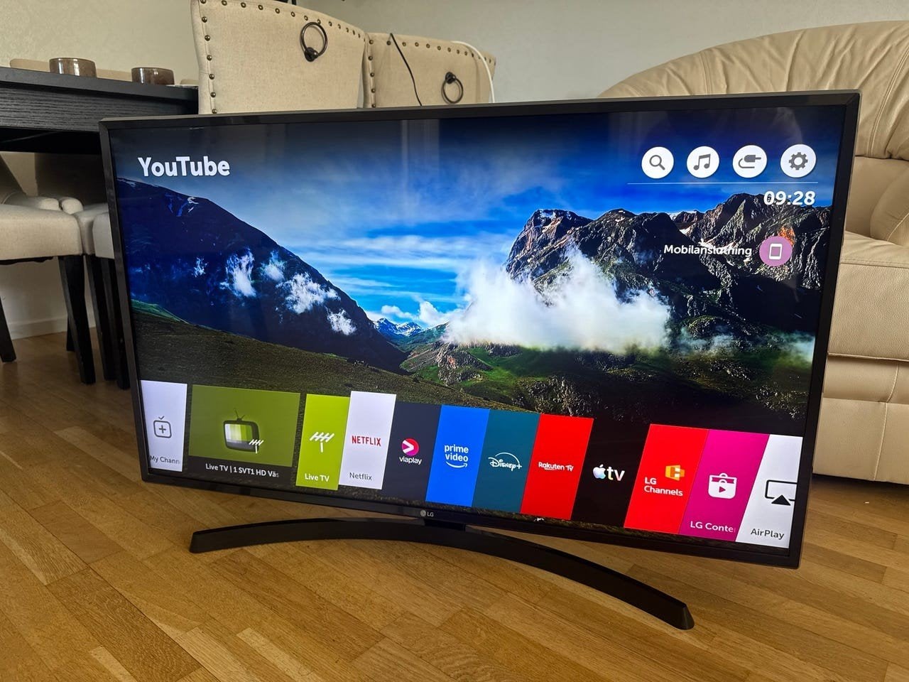 43 inch LG 4k smart tv., Audio, Tv en Foto, Televisies, Ophalen, Gebruikt, 50 Hz, 100 cm of meer