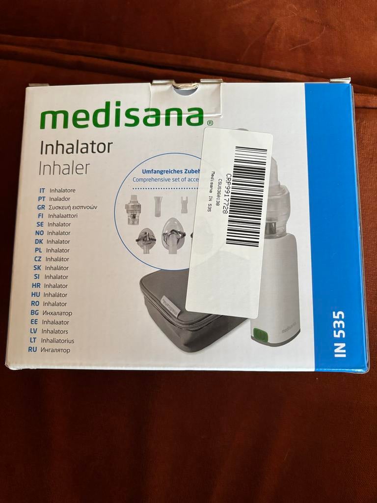 Medisana Inhalator IN 535 - Nieuw in doos, Ophalen of Verzenden, Nieuw, Overige typen