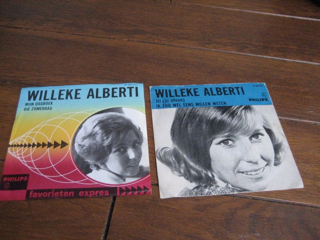 willeke alberti 6x, Cd's en Dvd's, Vinyl Singles, Ophalen of Verzenden, Gebruikt, 7 inch, Nederlandstalig