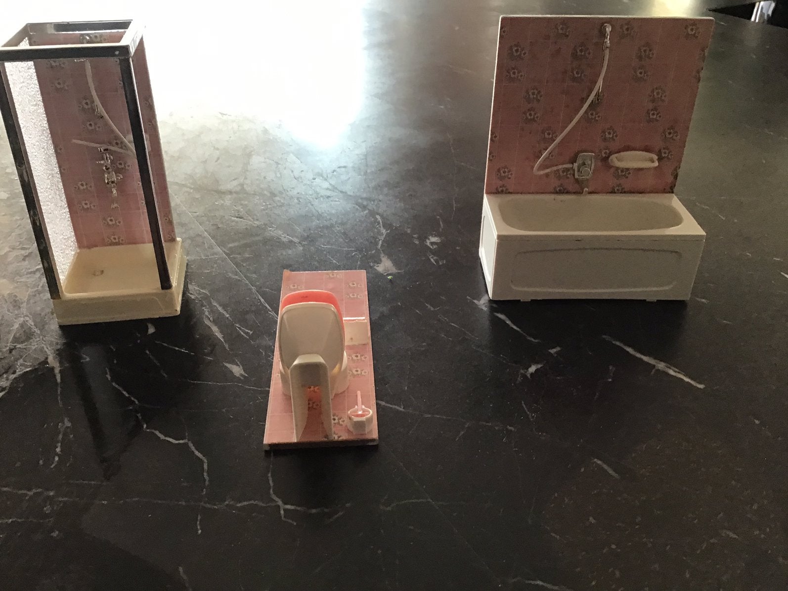 Lundby badkamer, Ophalen, Gebruikt, Poppenhuis