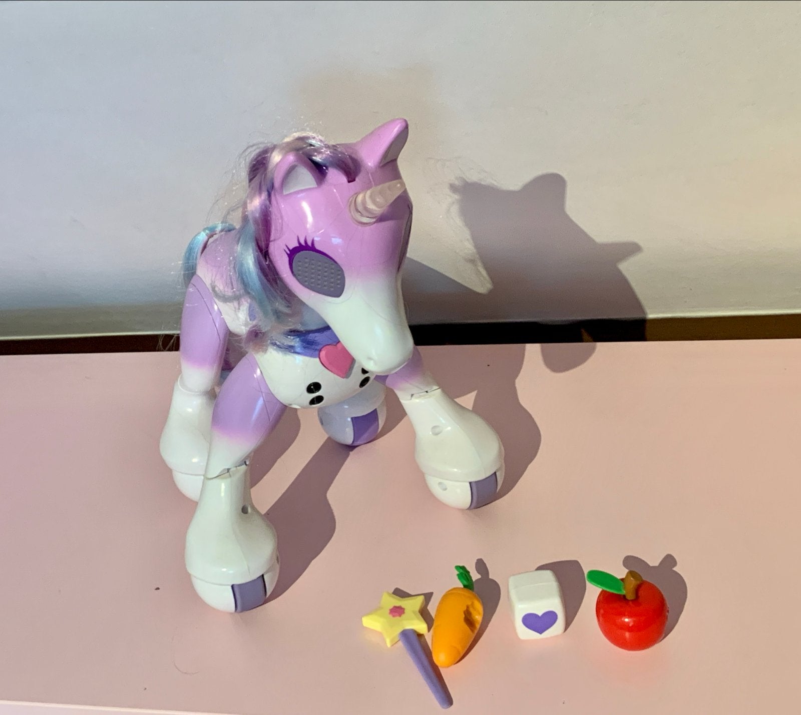 Zoomer Zupps Interactieve Eenhoorn met Accessoires, Ophalen, Zo goed als nieuw, Jongen of Meisje