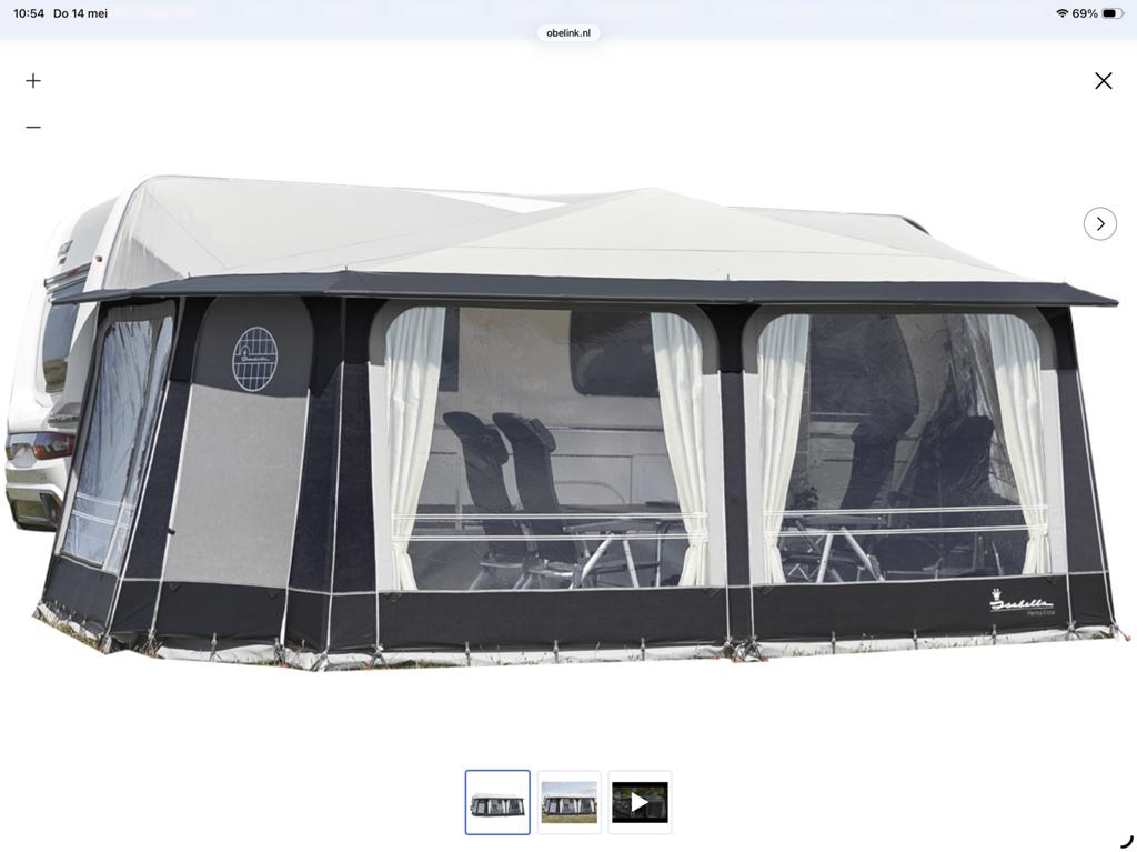 Isabella penta omloop 1078 G21, Caravans en Kamperen, Voortenten en Luifels, Ophalen, Gebruikt