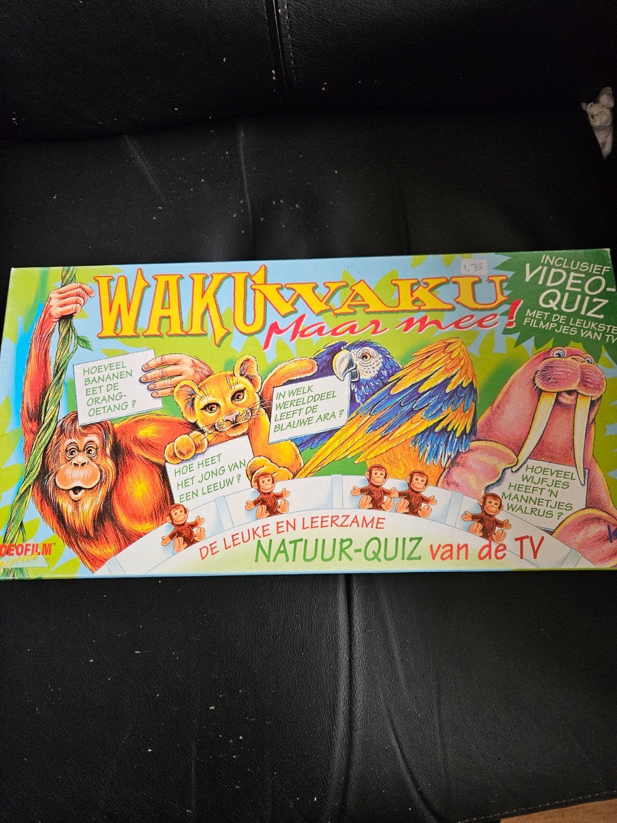 Waku Waku Maar Mee! Natuur-Quiz van de TV, Drie of vier spelers, Ophalen of Verzenden, Zo goed als nieuw, Videofilm
