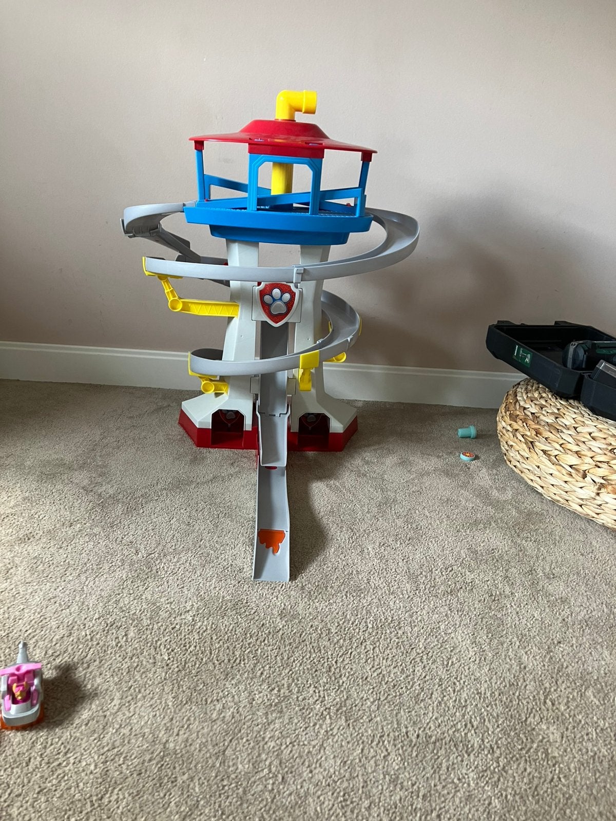 Paw patrol true metal racebaan, Kinderen en Baby's, Speelgoed | Actiefiguren, Ophalen, Zo goed als nieuw
