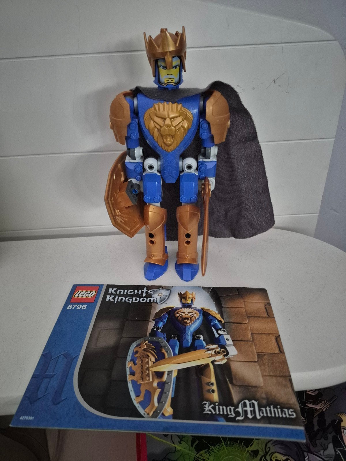 Te koop lego 8796 King mathijs (series 2), Ophalen of Verzenden, Gebruikt, Complete set, Lego