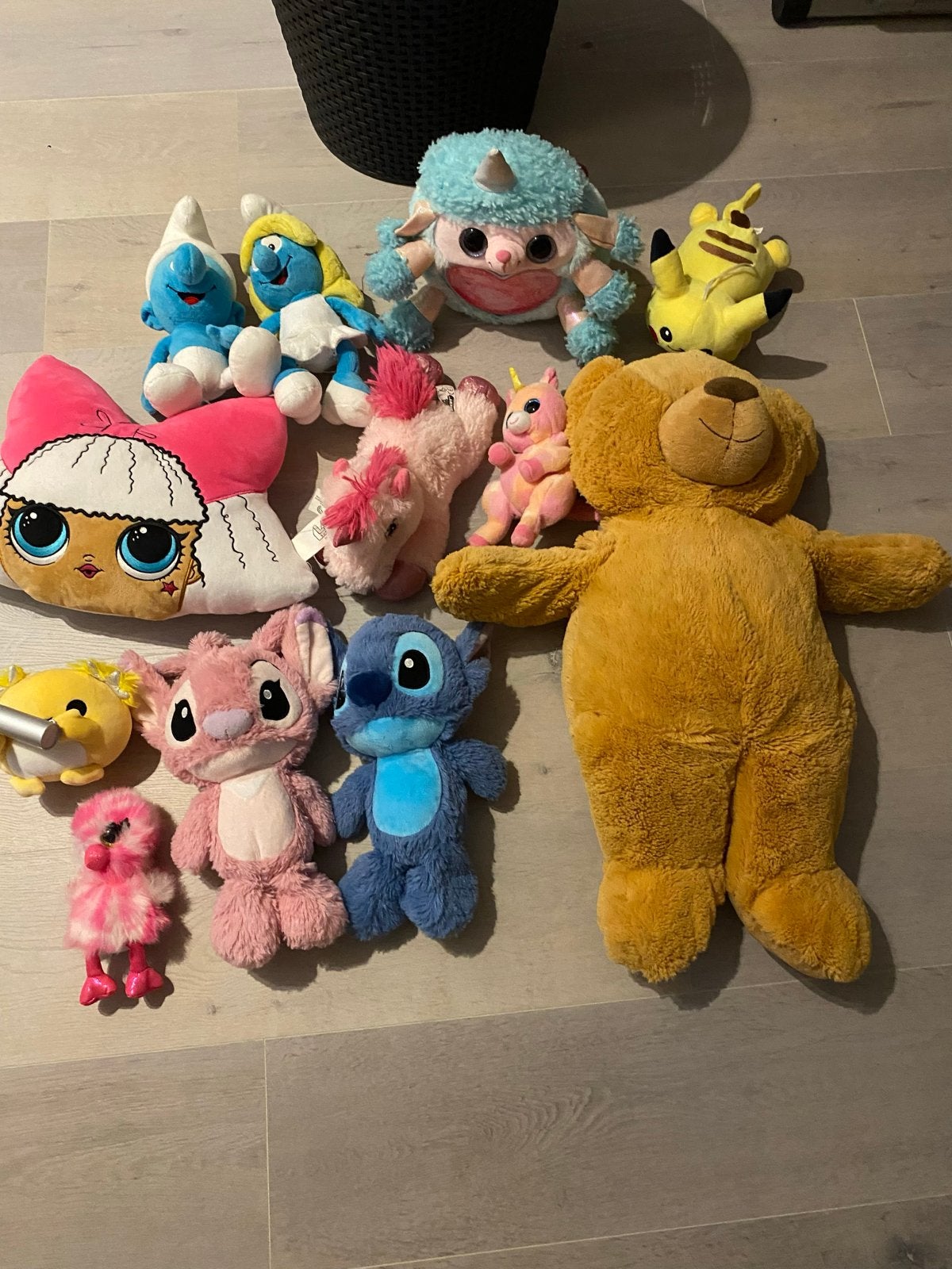 Knuffels: Disney, Smurfen, Pokémon en meer, Gebruikt, Disney, Beer, Blauw