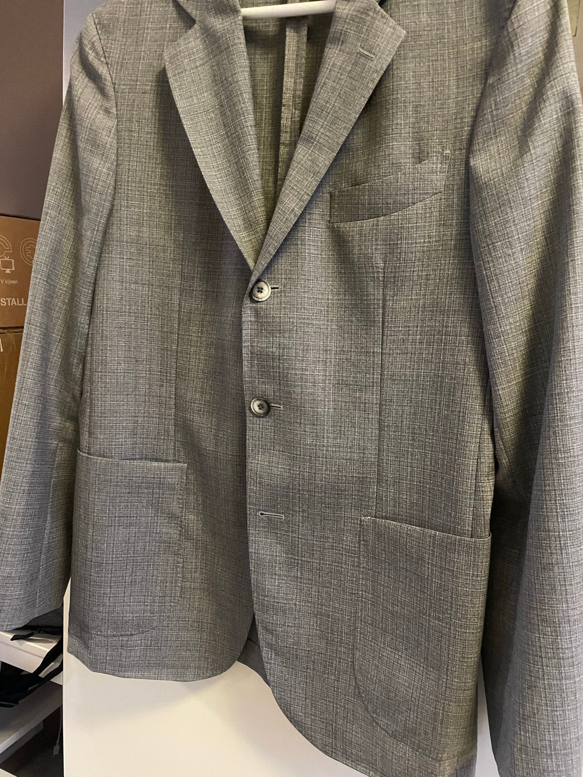 Profuomo Heren Colbert Vitale Barberis Canonico Maat 48, Ophalen of Verzenden, Zo goed als nieuw, Maat 48/50 (M), Grijs