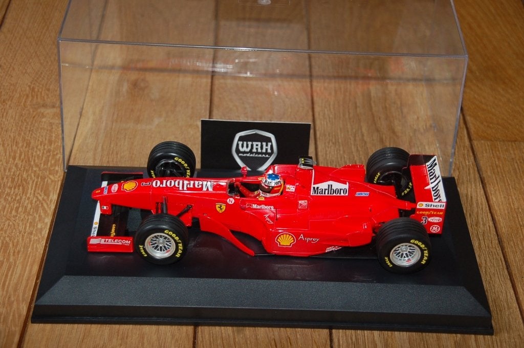 1:18 FERRARI F1 600TH GP SCHUMACHER Marlboro WRH, Verzenden, Zo goed als nieuw, Auto, Overige merken