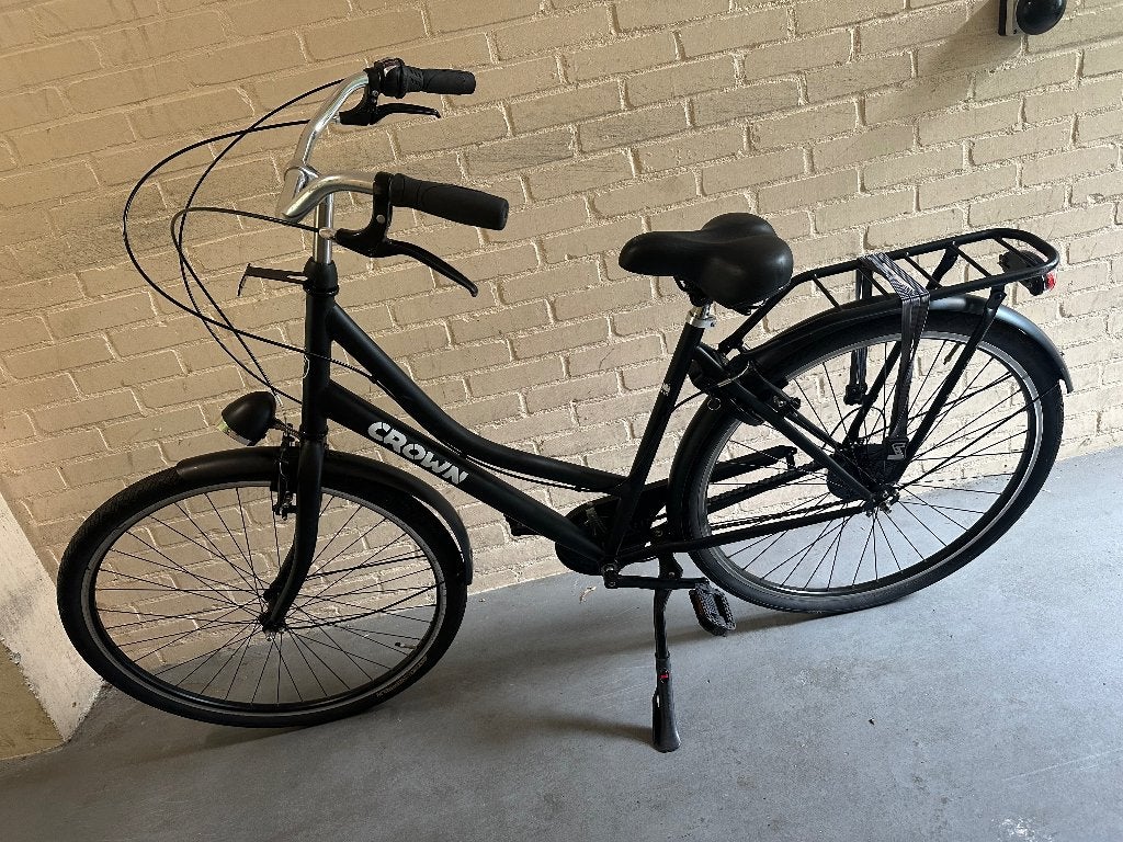 Crown stadsfiets, Gebruikt, Velgrem, Versnellingen, 50 tot 53 cm