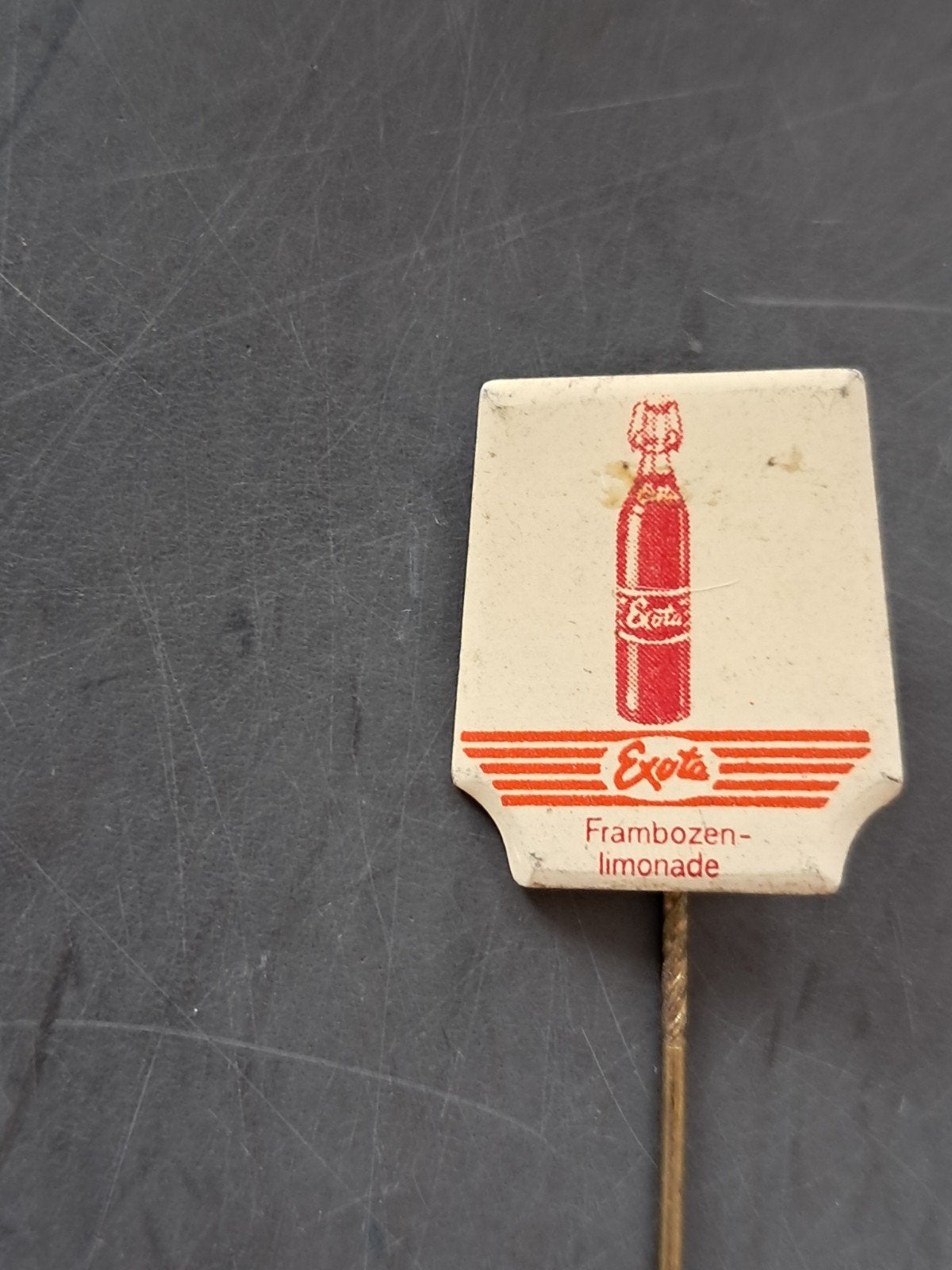 Vintage Exota Frambozen-limonade Speldje, Ophalen of Verzenden