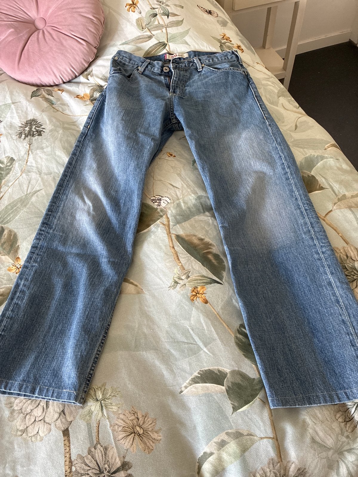 Levi's 503 Loose Jeans - Blauw - W32-L33-Buckle Cinch, Kleding | Heren, Ophalen of Verzenden, Zo goed als nieuw, Blauw, W32 (confectie 46) of kleiner