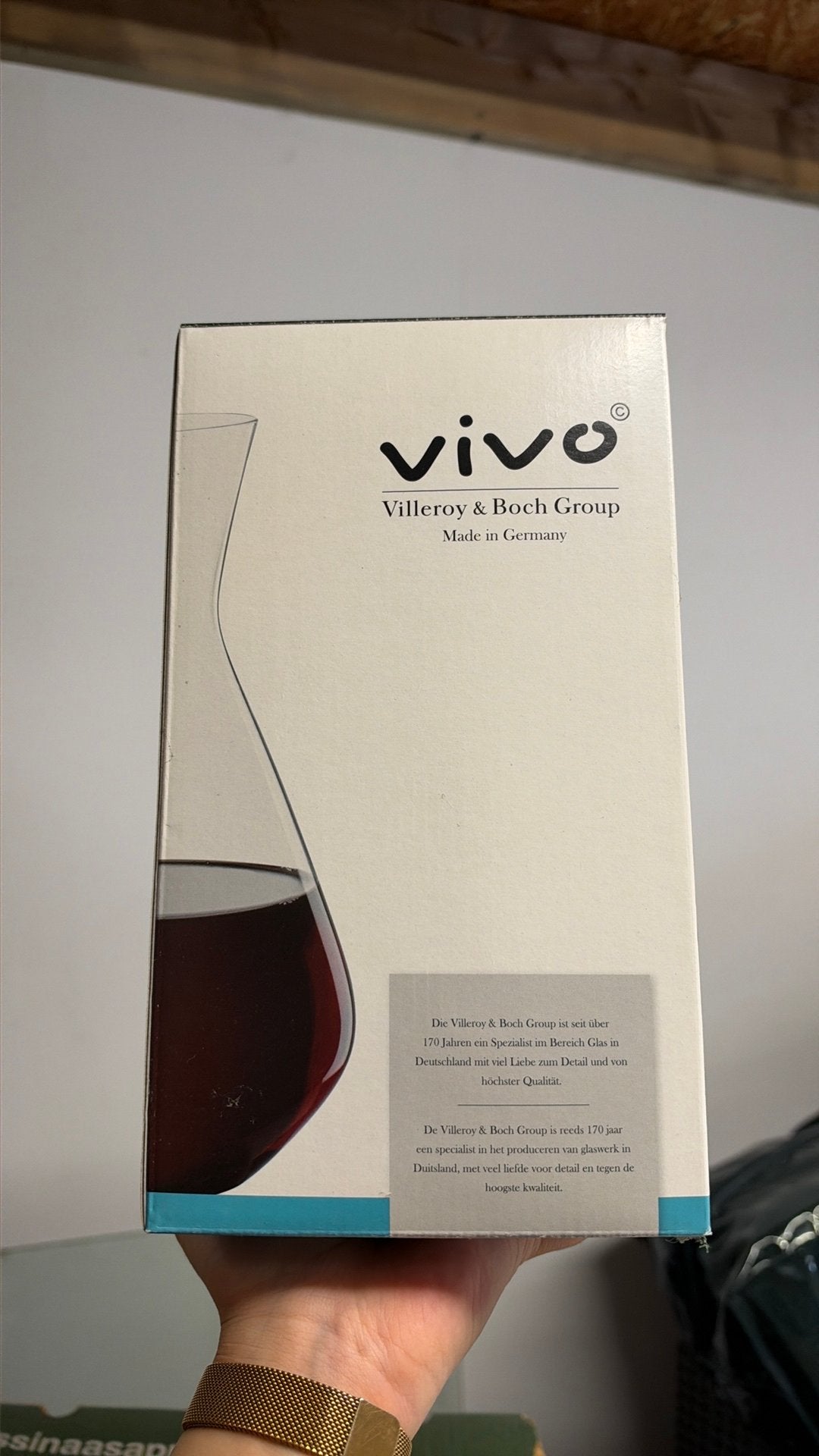 Villeroy & Boch wijn karaf, Ophalen, Overige typen, Overige stijlen, Glas