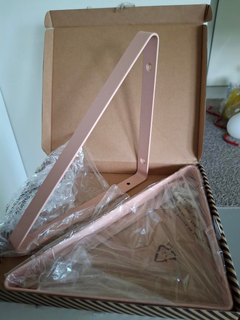 Ferm Living plankenbeugels/houders roze, nieuw, Ophalen of Verzenden, Nieuw