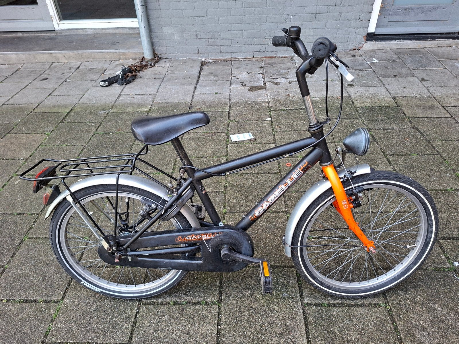 Gazelle jongens fiets 20" 8/11 jaar, Ophalen, Terugtraprem, Gebruikt, Handrem
