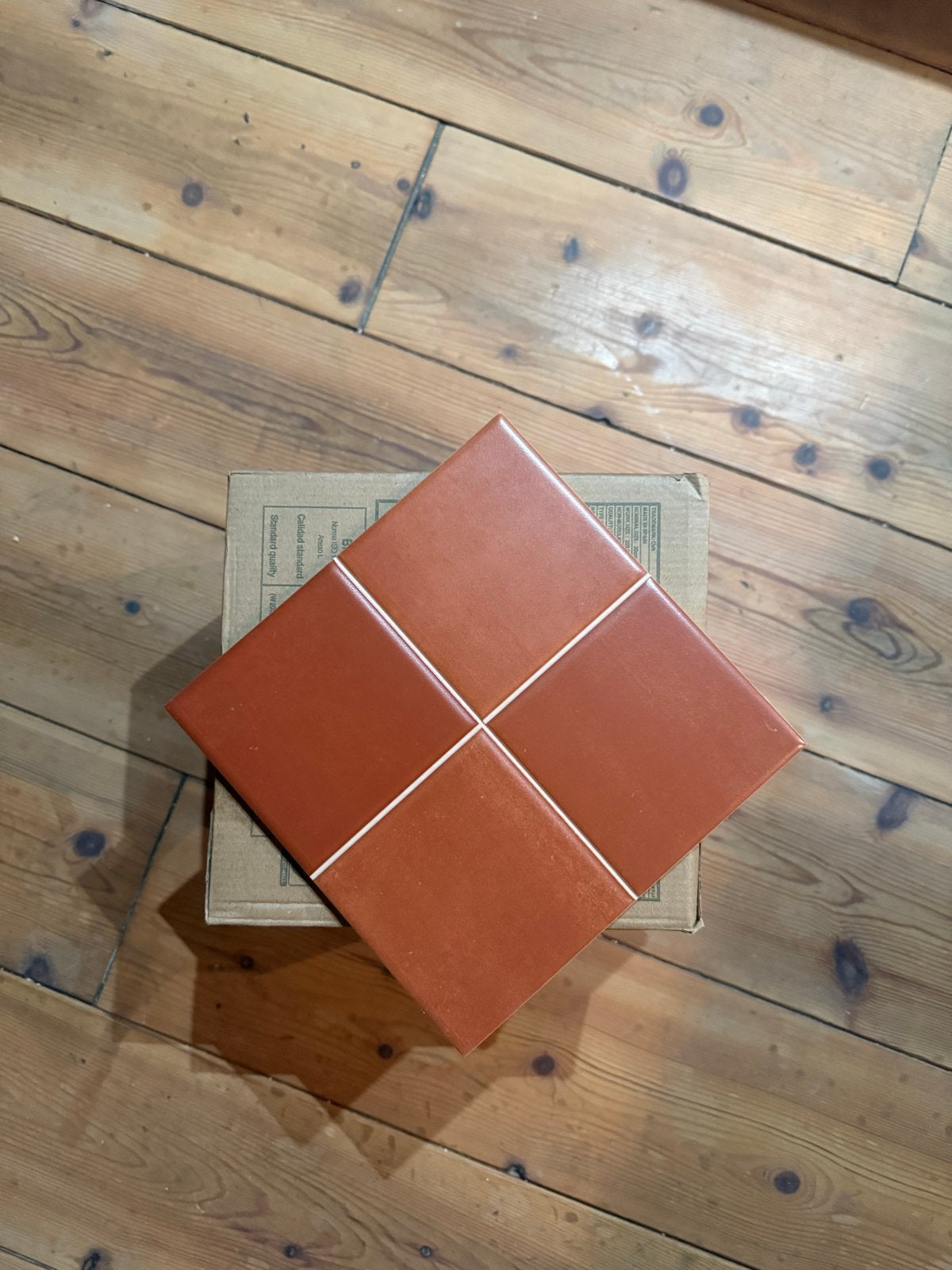 Spaanse tegels - Sunburnt Orange 20x20cm, Doe-het-zelf en Verbouw, Ophalen, Keramiek, Nieuw, 20 tot 40 cm