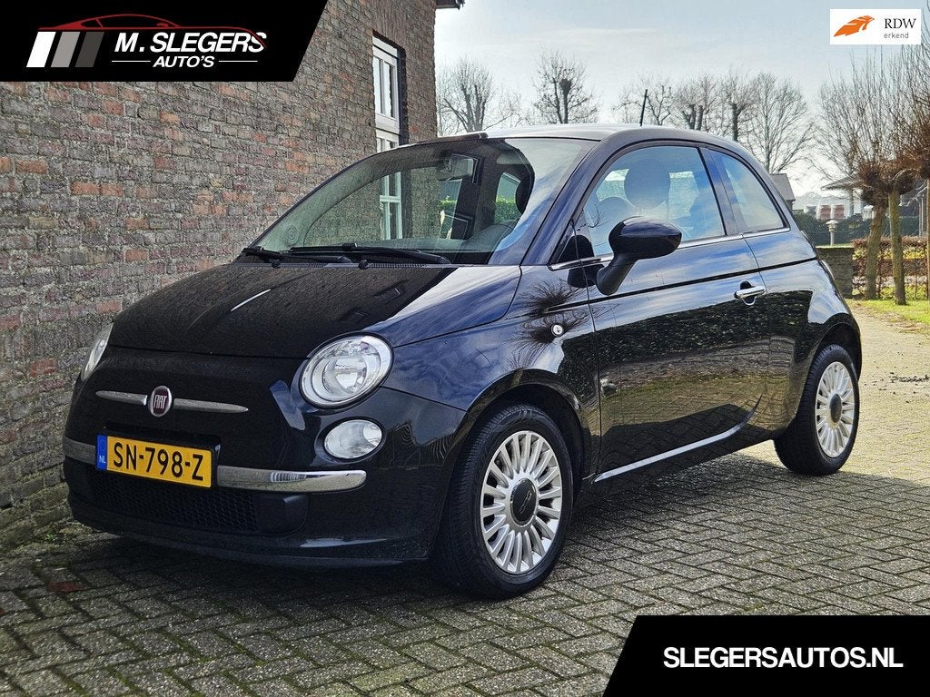 Fiat 500 1.2 Lounge*Airco*Panodak*Rijklaar, Euro 5, Gebruikt, 4 cilinders, 840 kg