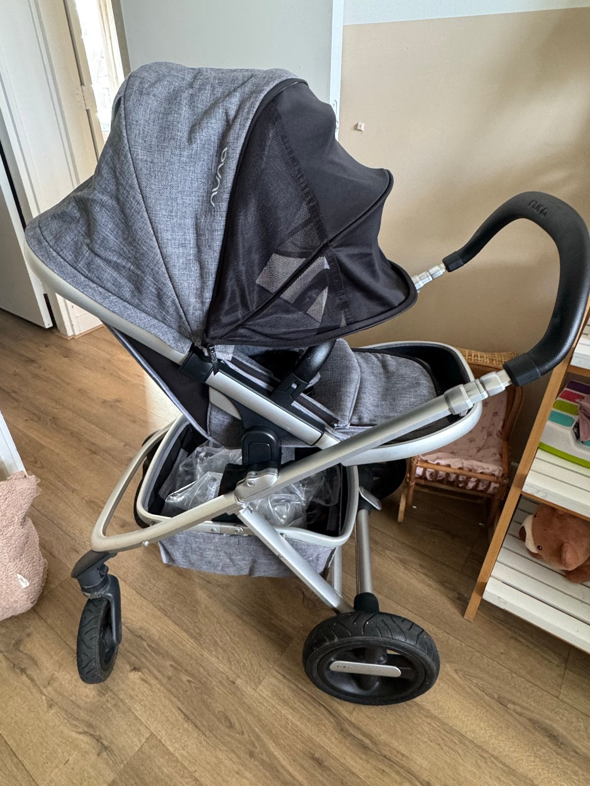 Nuna kinderwagen met reiswieg., Kinderen en Baby's, Kinderwagens en Combinaties, Gebruikt, Met reiswieg, Ophalen, Kinderwagen