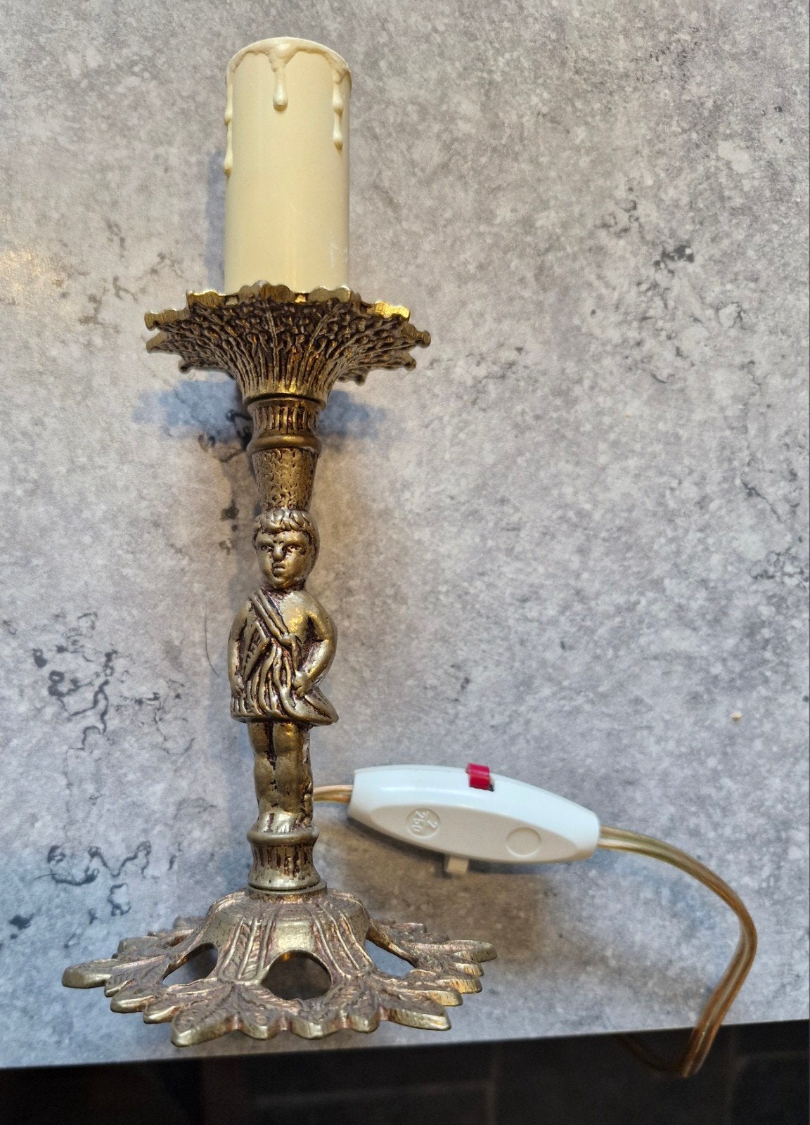 Antieke Barok/Rococo Stijl Kandelaar Lamp, Antiek en Kunst, Ophalen