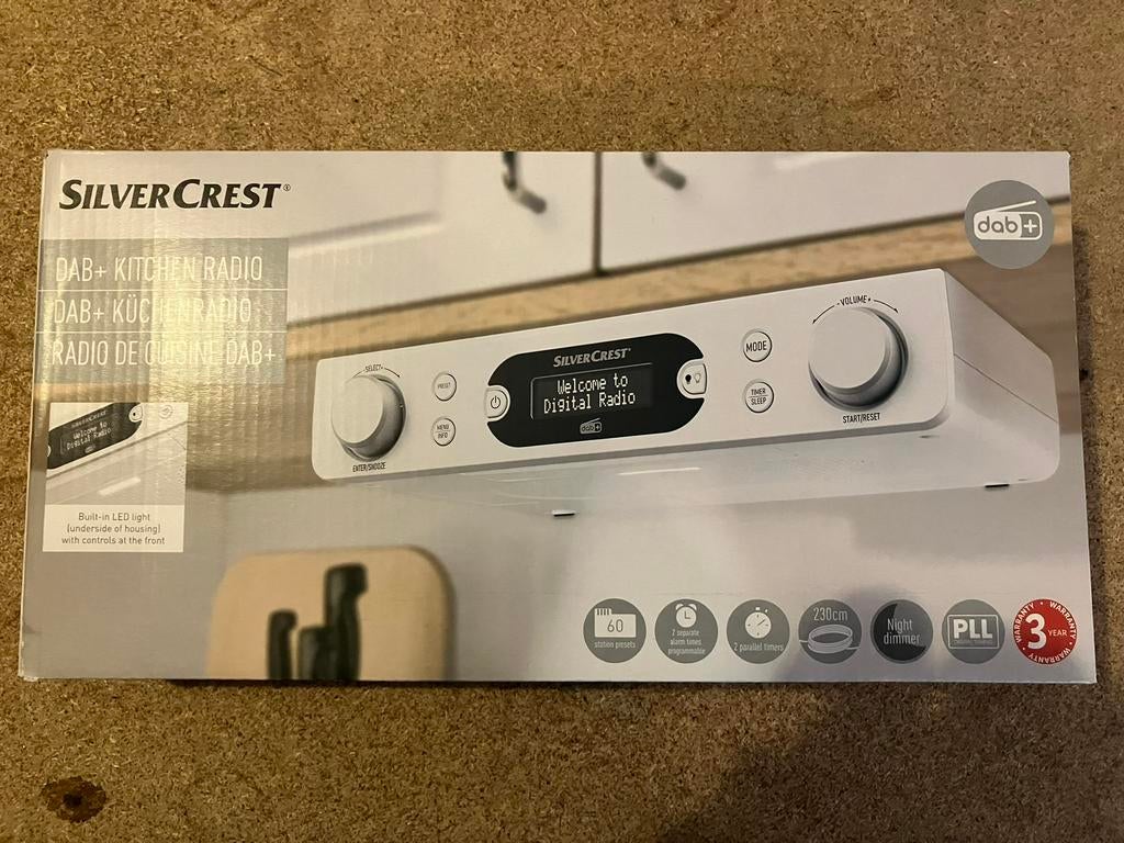 Nieuw keukenradio DAB en FM | led, Ophalen of Verzenden, Nieuw, Radio