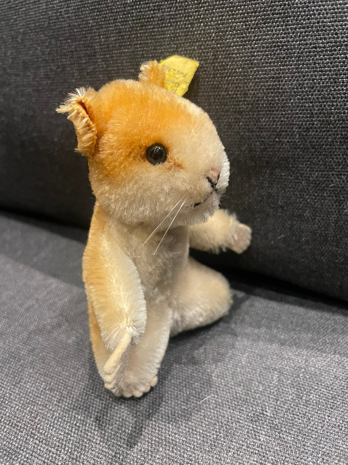Steiff hamster Goldy, Ophalen of Verzenden, Zo goed als nieuw, Stoffen beer, Steiff
