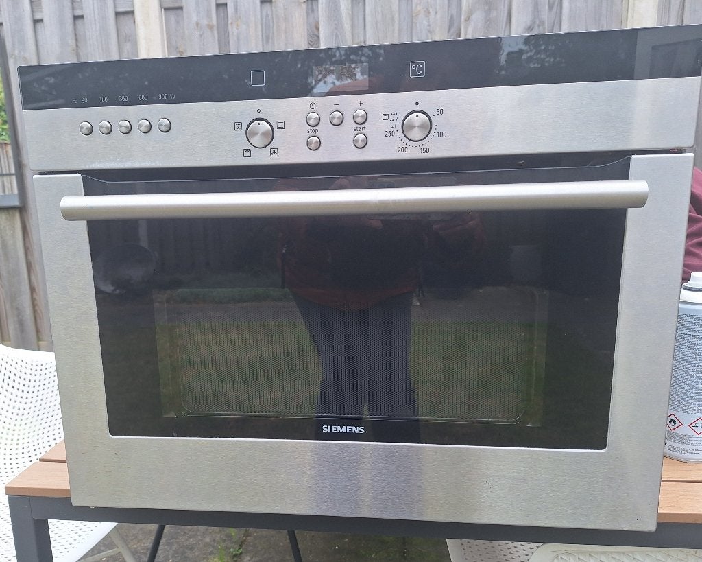 Siemens Combi-oven met magnetronfunctie - Zo goed als nieuw, Ophalen, 45 tot 50 cm, Gebruikt, 60 cm of meer