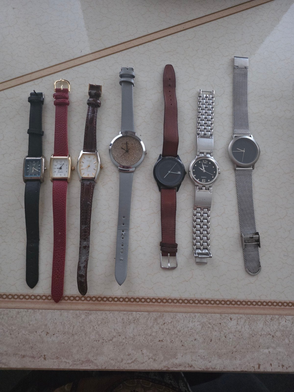 Diverse horloges, waaronder Seiko en Prisma SHAGEN D.D, Sieraden, Tassen en Uiterlijk, Horloges | Dames, Gebruikt, Polshorloge