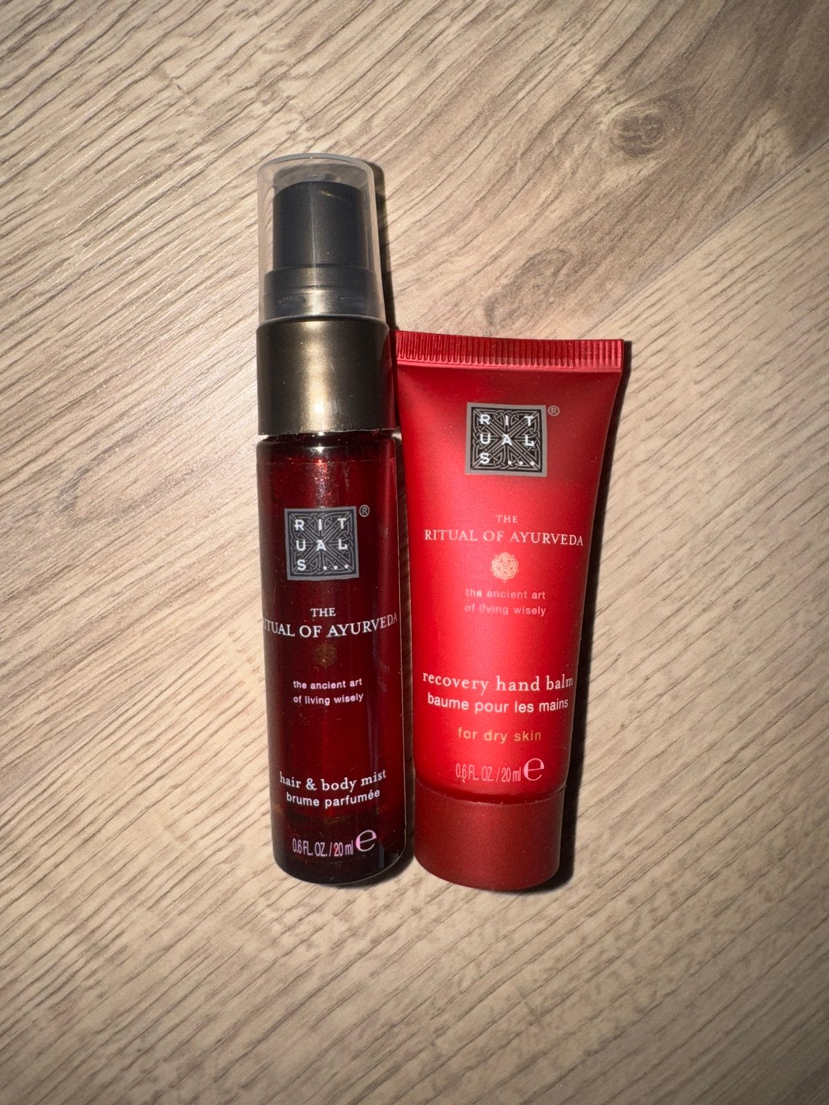 Rituals The Ritual of Ayurveda Set: Mist & Handbalsem, Ophalen of Verzenden, Zo goed als nieuw, Bodylotion, Crème of Olie