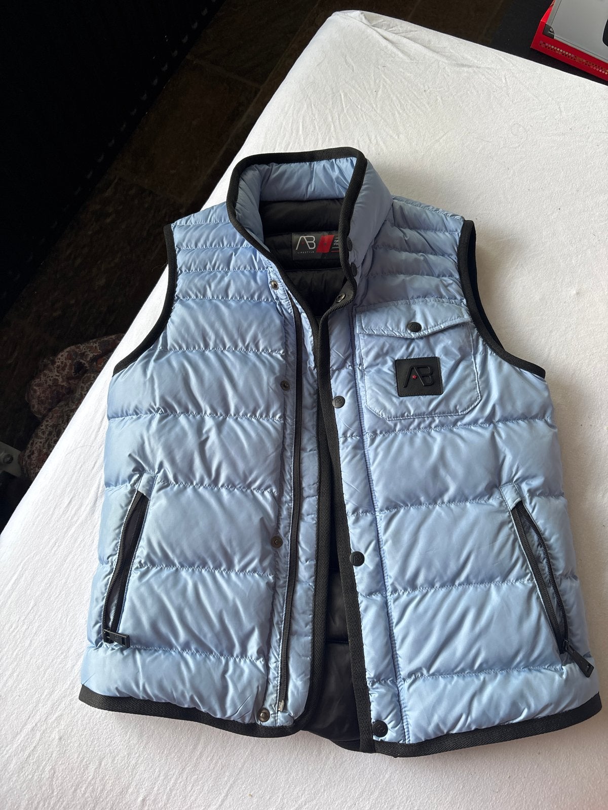 AB Lifestyle Bodywarmer XS Lichtblauw, Kleding | Dames, Bodywarmers, Ophalen of Verzenden, Zo goed als nieuw, Maat 36 (S), Blauw
