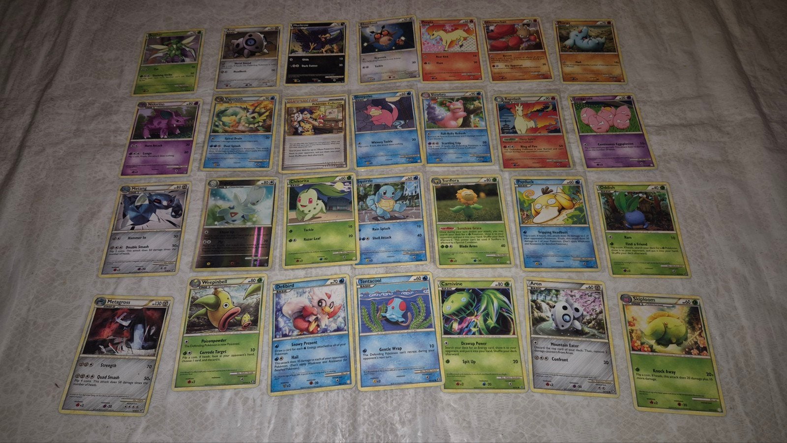 Pokémon kaarten uit 2010 - Diverse collectie, Ophalen of Verzenden, Gebruikt, Meerdere kaarten, Foil
