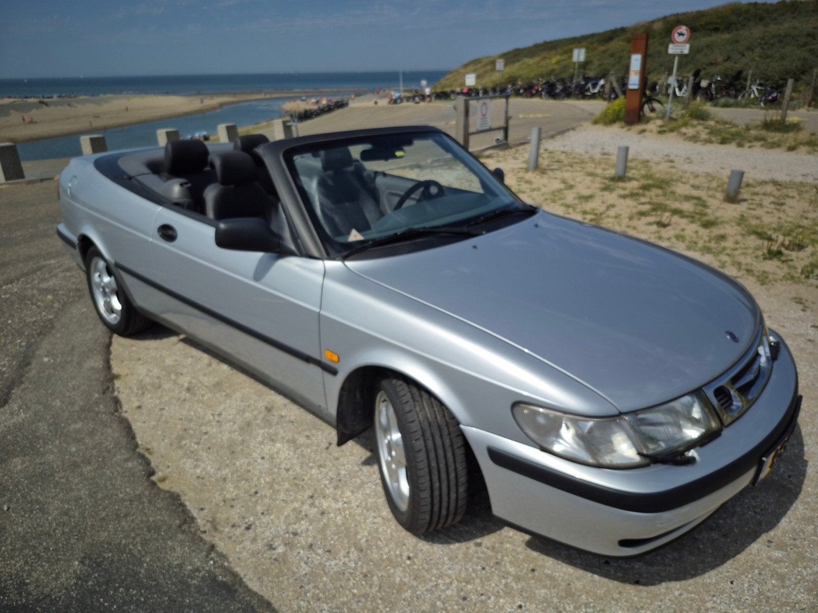Saab 9-3 2.0 T Cabrio 1999 nieuwe voorbanden akku en APK, 730 kg, 4 cilinders, Cabriolet, 4 stoelen