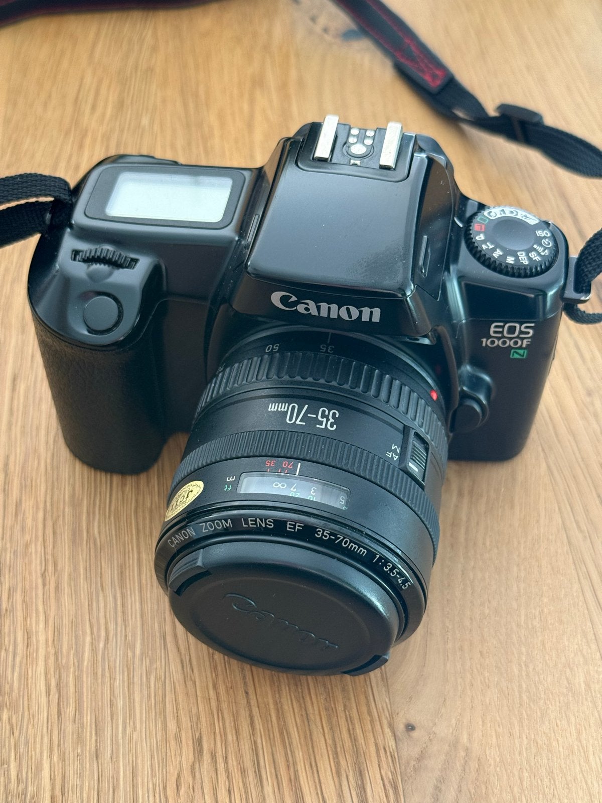 Canon EOS 1000FN Spiegelreflexcamera met 35-70mm lens, Ophalen of Verzenden, Gebruikt, Spiegelreflex, Canon