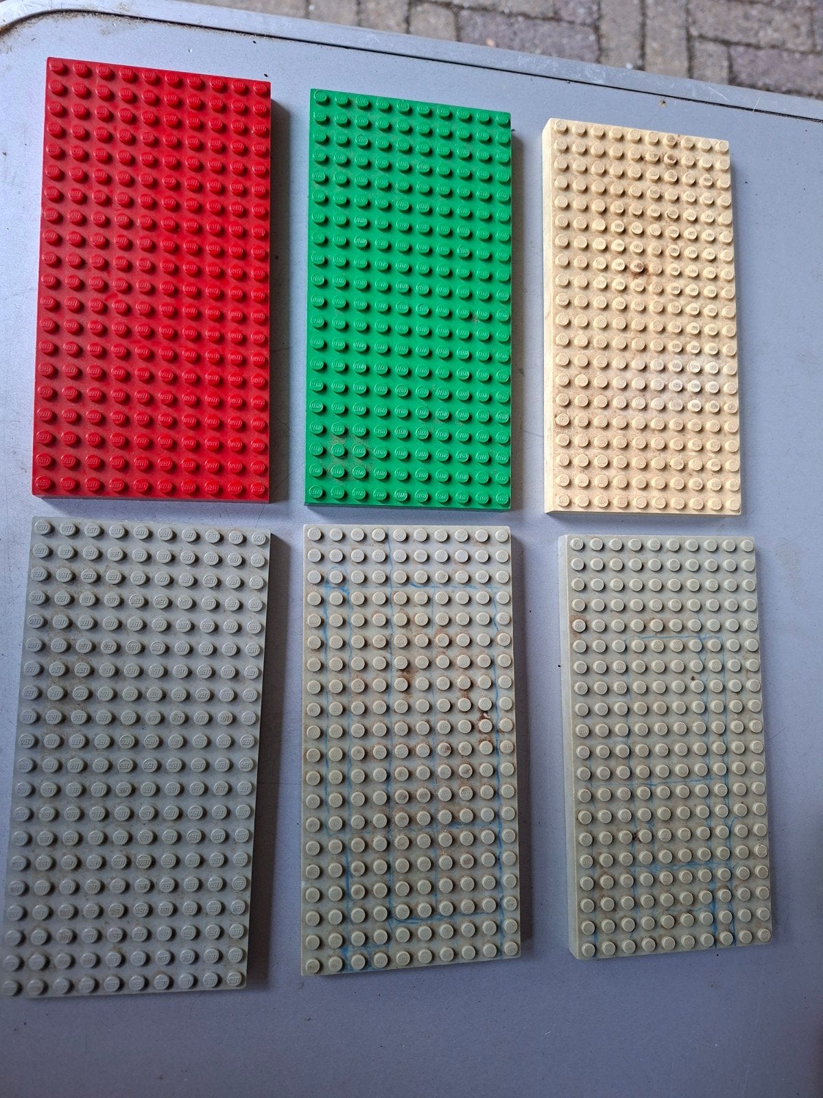 hele oude lego grond platen, Ophalen, Gebruikt