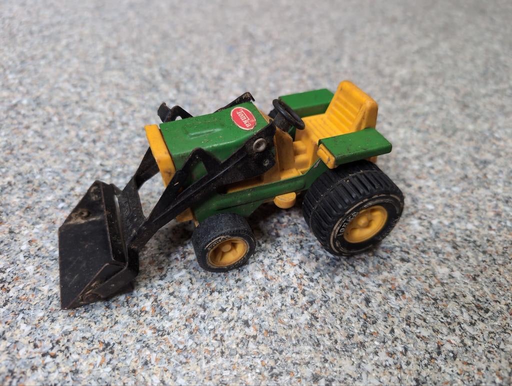 Tonka tractor met voorlader uit jaren '70/'80, Ophalen of Verzenden, Gebruikt