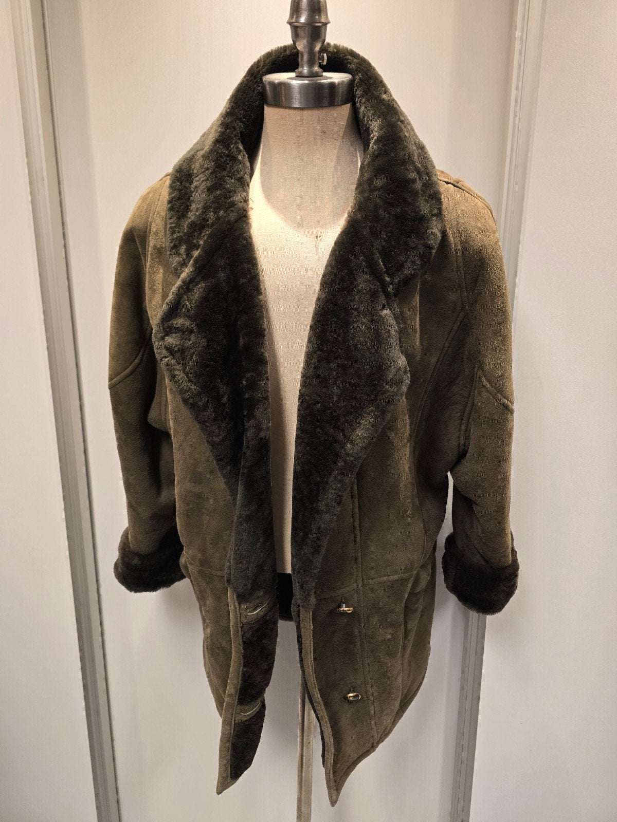 Dames parka lammy coat - maat L - lamsleer lamsvacht, Kleding | Dames, Ophalen of Verzenden, Zo goed als nieuw, Maat 42/44 (L)