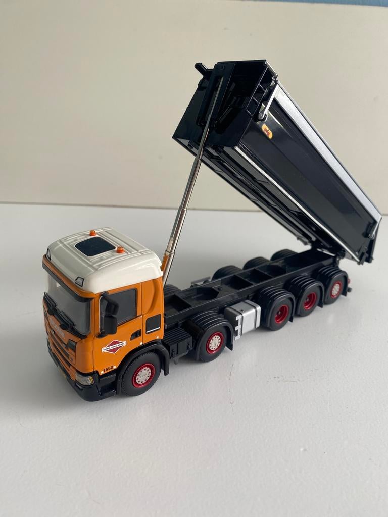 WSI gebr van Kessel Scania 10x4, Hobby en Vrije tijd, Modelauto's | 1:50, Ophalen of Verzenden, Nieuw, Bus of Vrachtwagen, Wsi