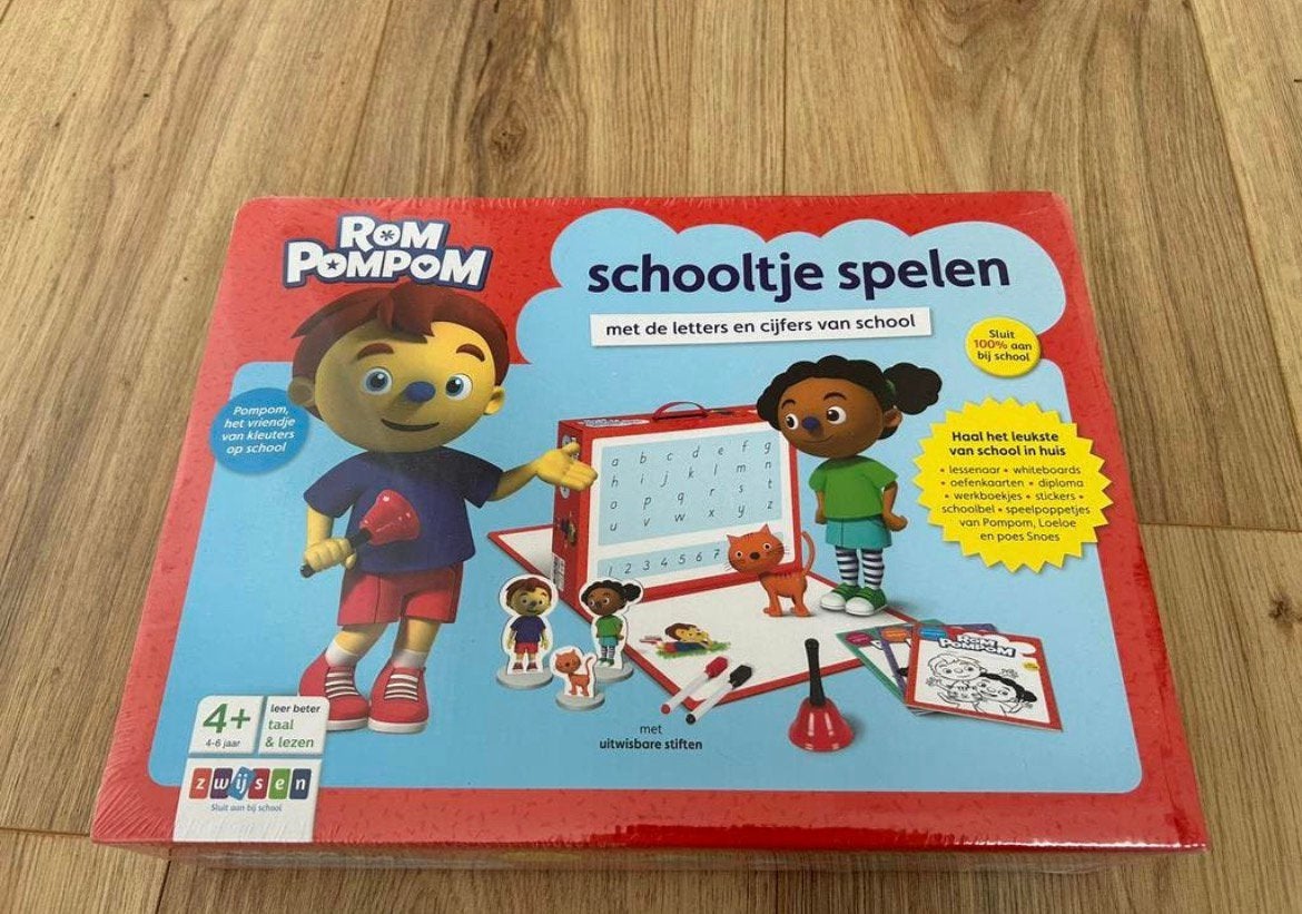 Schooltje spelen Rom pompom ( nieuw), Ophalen, Zo goed als nieuw