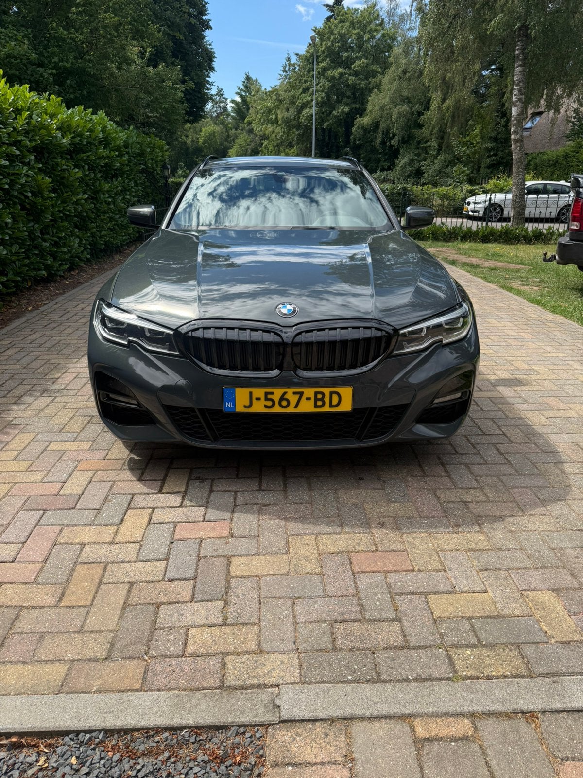 BMW 3-Serie 320i 184pk Aut 2020 Grijs, Auto's, 1998 cc, Achterwielaandrijving, 4 cilinders, Stationwagon