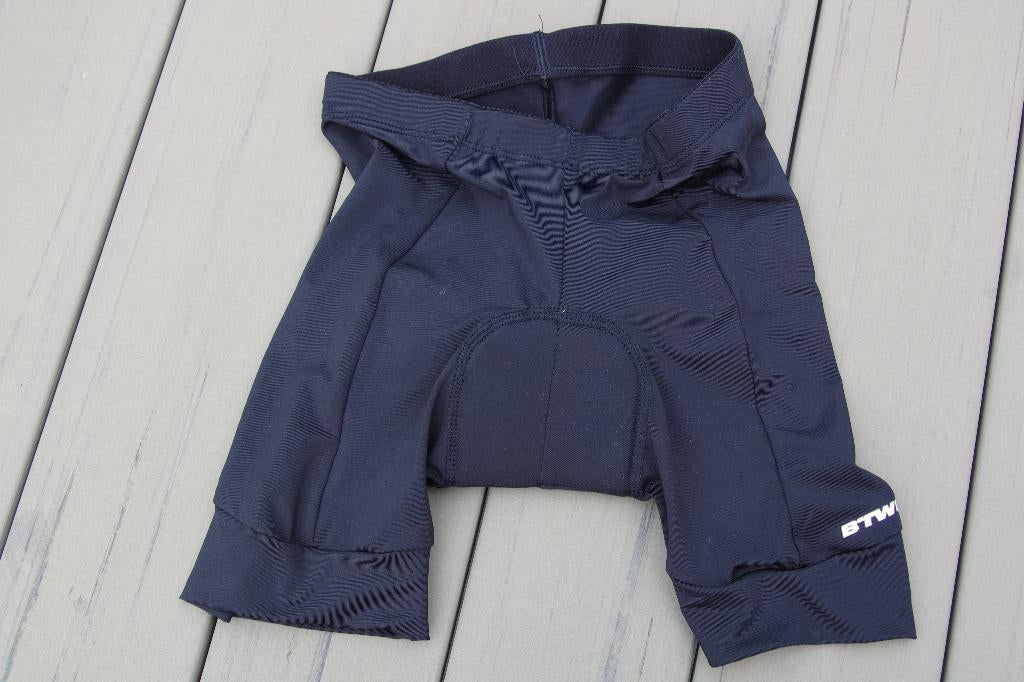 B´Twin fietsbroek kind, zwart, nieuw, voor leeftijd 8 jaar, XS, Nieuw, Ophalen of Verzenden, B'Twin