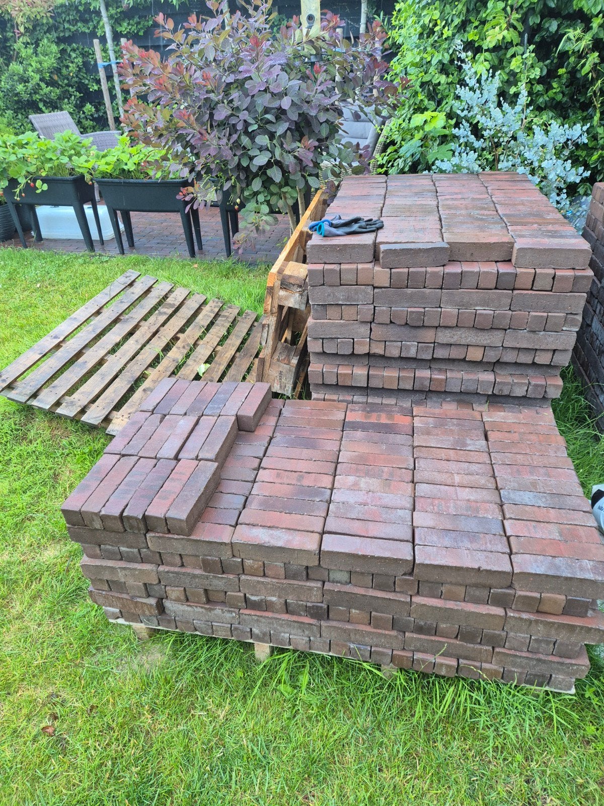 Gebakken klinkers Antica Vulcano van der Zanden 17,3m2, Tuin en Terras, Tegels en Klinkers, Ophalen of Verzenden, Gebruikt, Keramiek