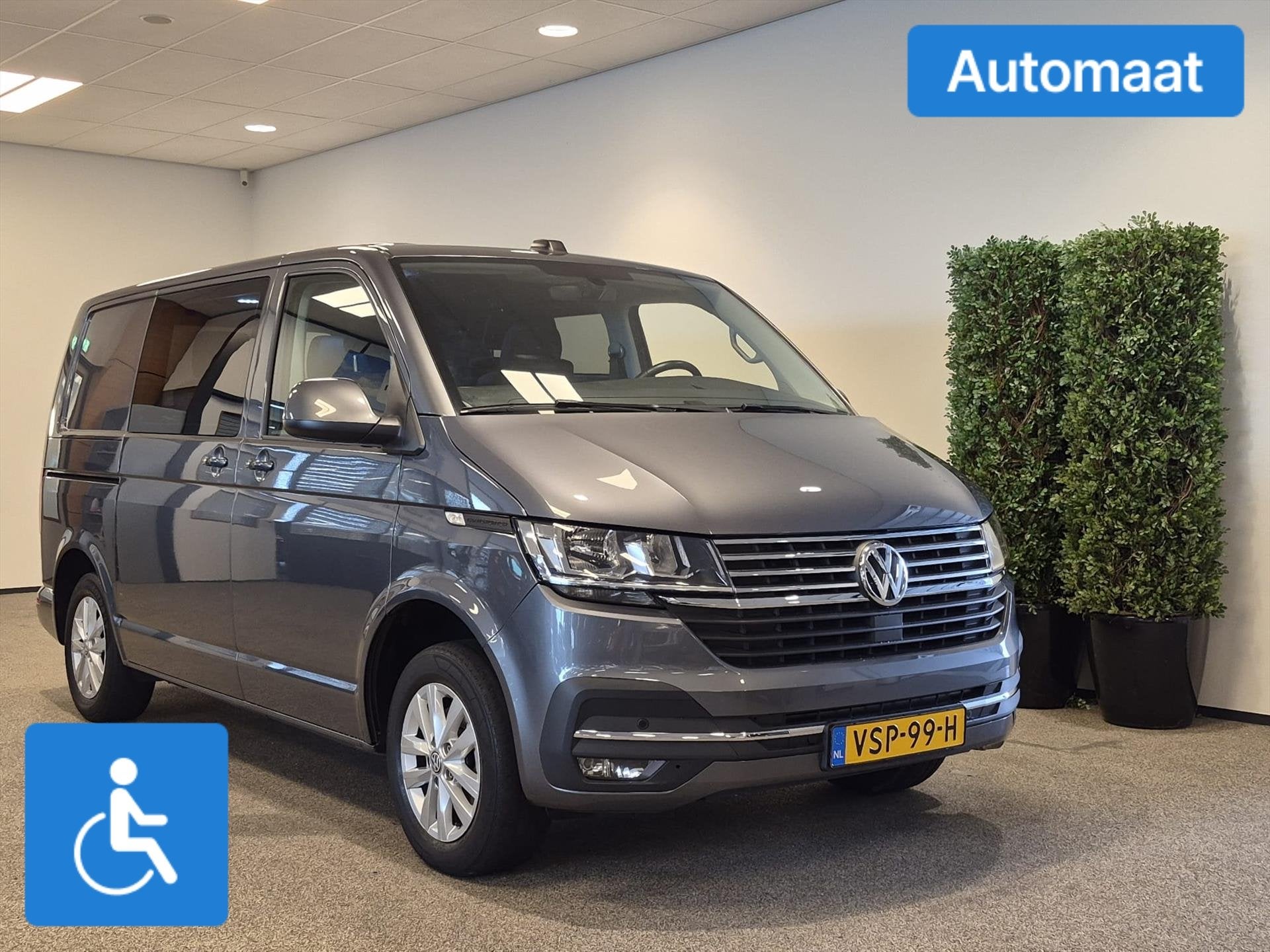 Volkswagen Transporter L1H1 Rolstoelbus Automaat - rolstoel, 12 maanden, Stof, Gebruikt, 4 cilinders