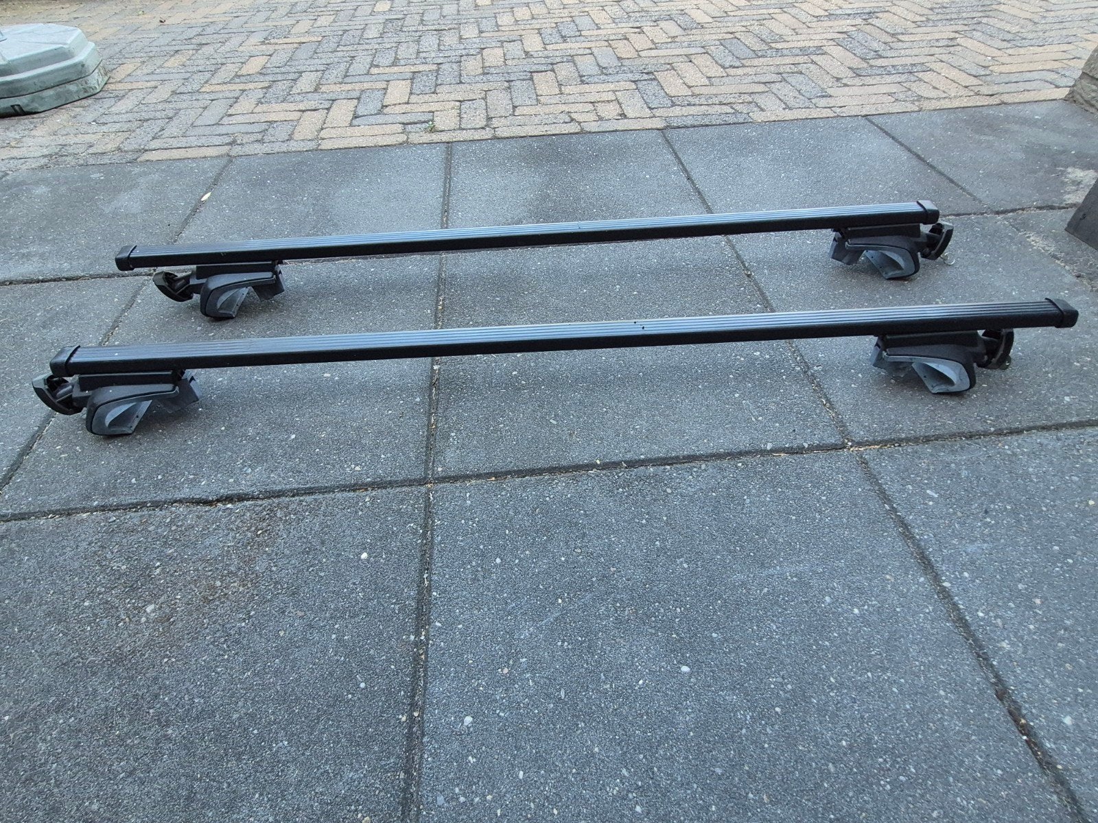 Thule dakdragers 757 voor dakrailing, Auto diversen, Ophalen of Verzenden, Gebruikt