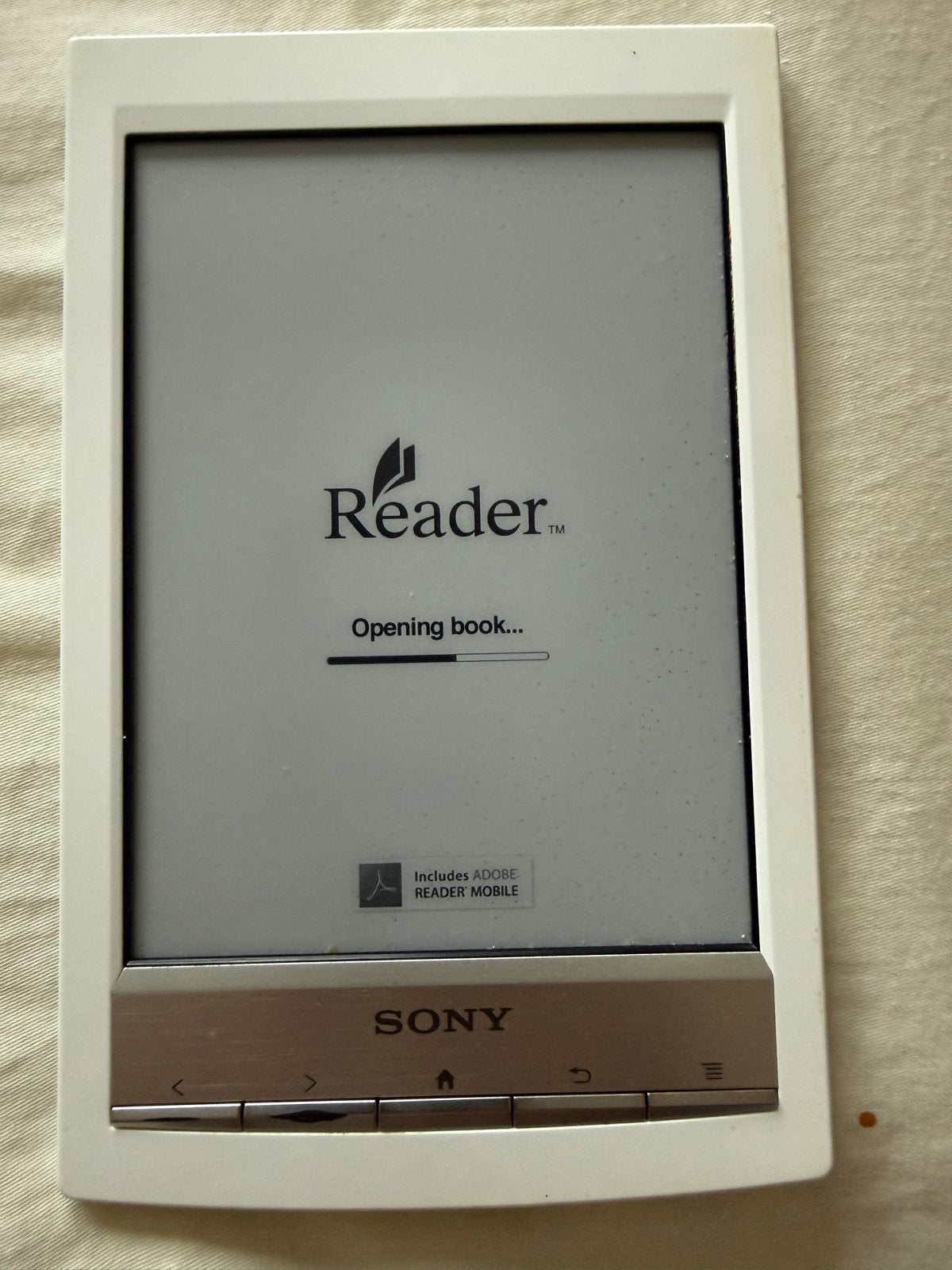 Sony E-reader PRS-T1 met veel boeken, Ophalen of Verzenden, Gebruikt, 6 inch of minder, Touchscreen